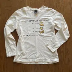【ユニクロ】キースヘリング　ロンT(M)綿100%　プリント　刺繍　イラスト