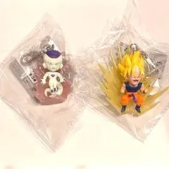 ドラゴンボールZ 孫悟空 フリーザ フィギュアキーホルダー 2種 未開封 タグ付