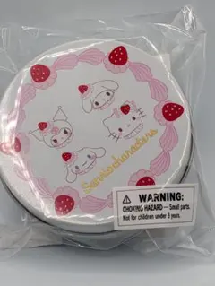 サンリオいちごホイップケーキ缶ケース入りシール【正規品】