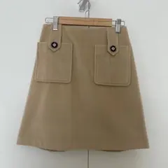 ByeBye 綺麗！ベージュ スカート ポケット付き