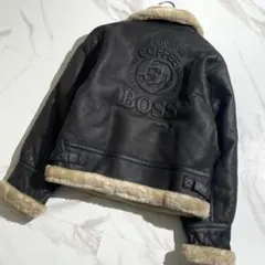 美品✨ 非売品 2000年限定 BOSSジャン エンボス加工 バックロゴ B-3