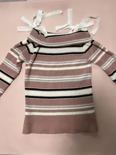 CECIL McBEE セシルマクビー　オフショル　ニット　セーター　トップス