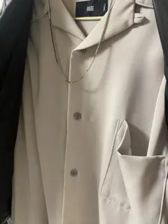 【HARE】オープンカラーシャツ/長袖シャツ/S/無地/HA020078TR