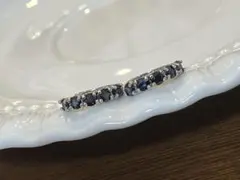 사파이어 귀걸이