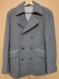 COMME CA ISM グレー ピーコート Mサイズ