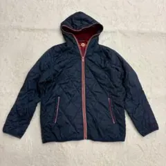 ◆コンバース　キルティングジャンパー　フルジップ　ジャケット　ボアフード　中綿