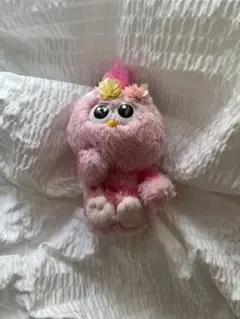 USJ セサミーストリートモッピーぬいぐるみキーホルダーバッジ花飾り付きのサムネイル