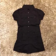 ozoc シンプルデザインサロペット♡