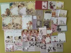 メモ　まとめ売り　41点　コラージュ素材　バラメモ　国内作家　紙もの