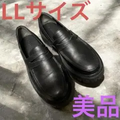 forksy. ローファー LL 厚底 黒 ブラック シボのサムネイル