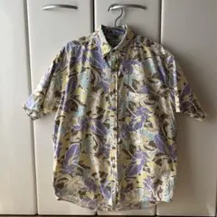 L.L.Bean 総柄 半袖シャツ L アロハ made in CANADAのサムネイル
