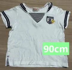 ミキハウス ❤︎ MIKIHOUSE セーラー襟 Tシャツ 90cm