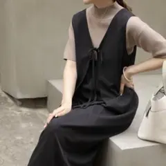 Bab 前後2WAYジャンパースカート ブラック