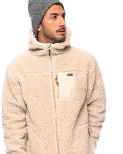 美品★BILLABONG ビラボン★ボアフリースジャケット Lサイズ 白パーカーのサムネイル