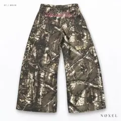 リアルツリー バギーデニムパンツ カモ柄 迷彩 ストリート y2k