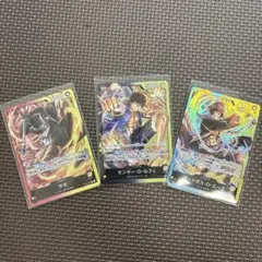 ルフィ サボ　エース　リーダー　3兄弟の絆　ワンピースカード