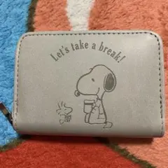 スヌーピー コインケース ファスナー式