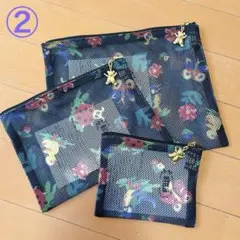 ②【新品未使用】FEILERハイジ柄 メッシュポーチ3点セット