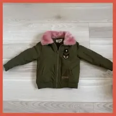 【美品】BUFFALO ミリタリーファー付きジャケット 90