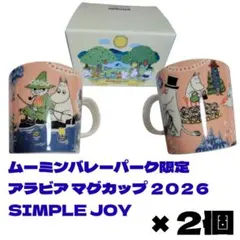 ムーミンバレーパーク限定 アラビア マグカップ 2026 2個セット
