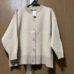 新品　ジャガードカーディガン