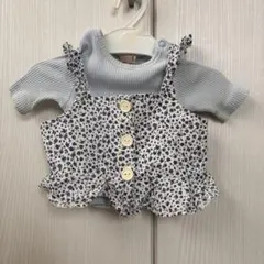 petit main プティマイン 花柄 トップス 80 フリル