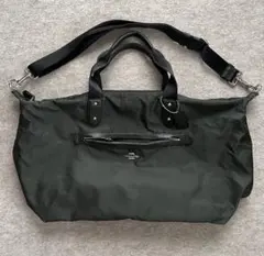 COACH コーチ 2WAY 大型 ボストンバッグ ブラック