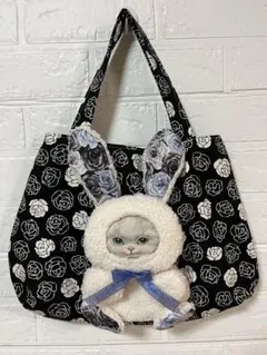 コヤンイサムチョン＊ハンドメイド＊オッドアイ＊トートバッグ