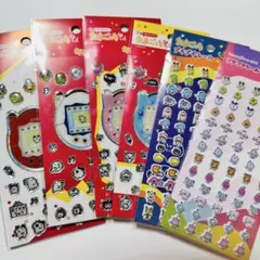 セリア　たまごっち キラキラシール2 コンプリート　ステッカー　プチプチシール