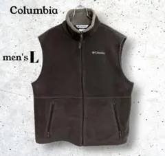 Columbia フリースベスト ブラウン Lサイズのサムネイル
