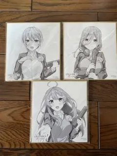 五等分の花嫁展　memories 入場者特典　色紙3枚セット