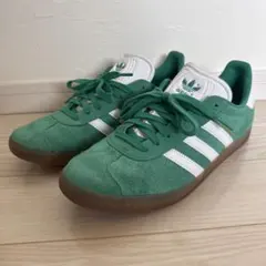 adidas GAZELLE スエードレザー　ガゼル　 グリーン ID6106