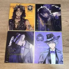 ツイステ レオナ アズール トレーディングミニ色紙