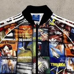 adidas アディダス　トラックジャケット　ジャージ　総柄