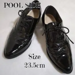 最終価格 POOL SIDE ウィングチップ エナメル メダリオン レースアップのサムネイル