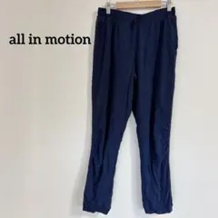 all in motionネイビー カジュアルパンツ XXL ワークパンツ