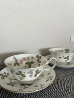 ウェッジウッド　Wild strawberry 2セット中古品