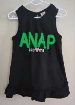 ANAPKIDS ノースリーブワンピース 黒 110cm
