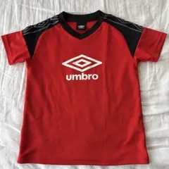 umbro 赤 Vネック Tシャツ