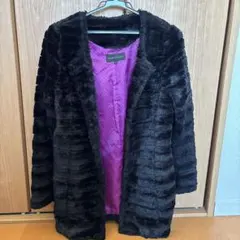 MERCURYDUO 黒ファーコート フリーサイズ