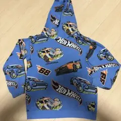H&M Hot Wheels 車柄 フリースパーカー