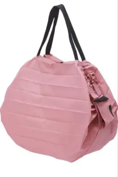 Shupatto シュパットエコバッグ ピンク　Ｍ　一気にたためるバッグ　もも