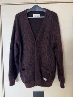 WACKO Maria (ワコマリア) レオパードモヘアカーディガン ブラウン