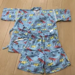 恐竜柄 甚平 100cm