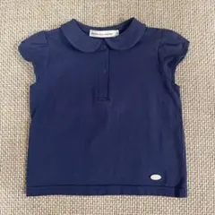 BeBePetitsPoisvert べべ　襟付き　半袖Tシャツ　95cm