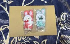 シルバニアファミリーくじ　赤ちゃんカラフルウサギコスチューム　２点セット