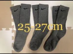 Nike グレー ソックス 25-27cm