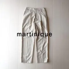 美品 マルティニーク 2,8万円 リネン混 タックパンツ martiniqueのサムネイル