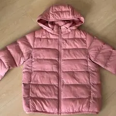 【期間限定❣️¥2222→¥1999】ユニクロ⭐︎キッズアウター130ピンク　ダウン