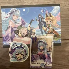 原神 スシロー ポストカード ピック メタリックカード セット